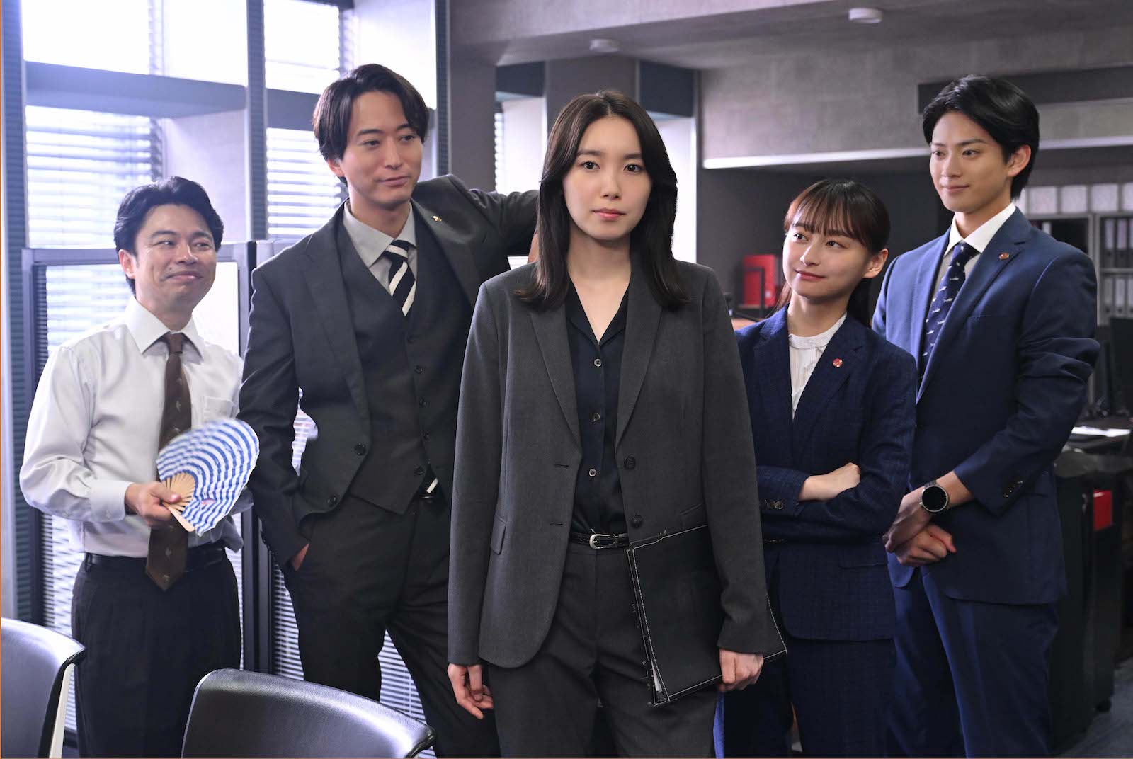 『オクトー 〜感情捜査官 心野朱梨〜Season2』に出演する飯豊まりえ、影山優佳、浅香航大、浜野謙太、岩瀬洋志