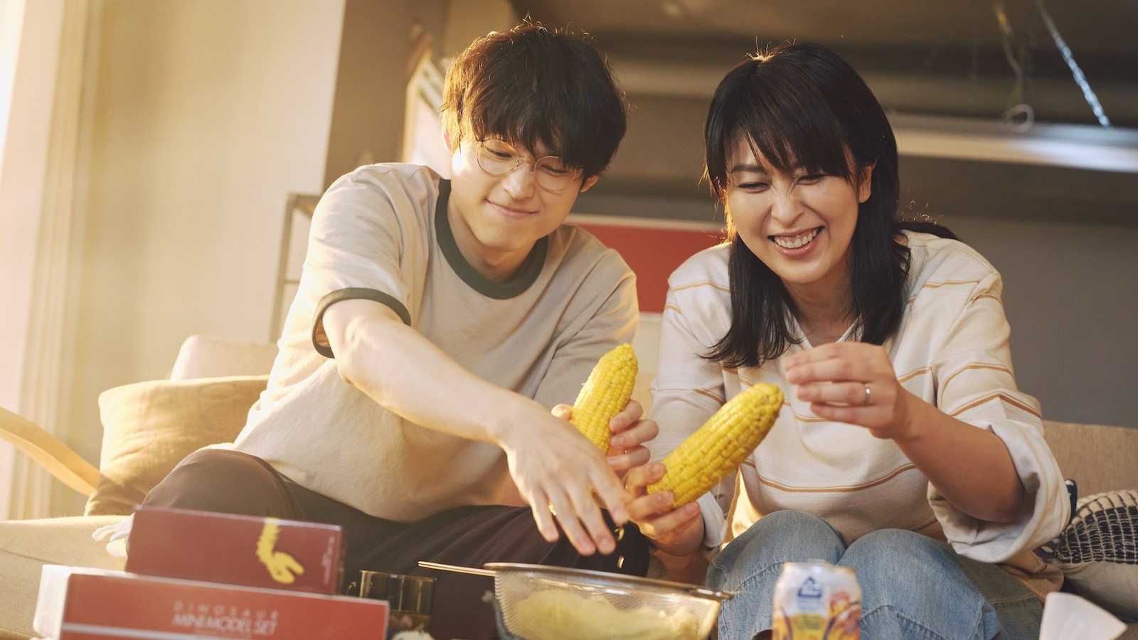 松村北斗と松たか子の写真