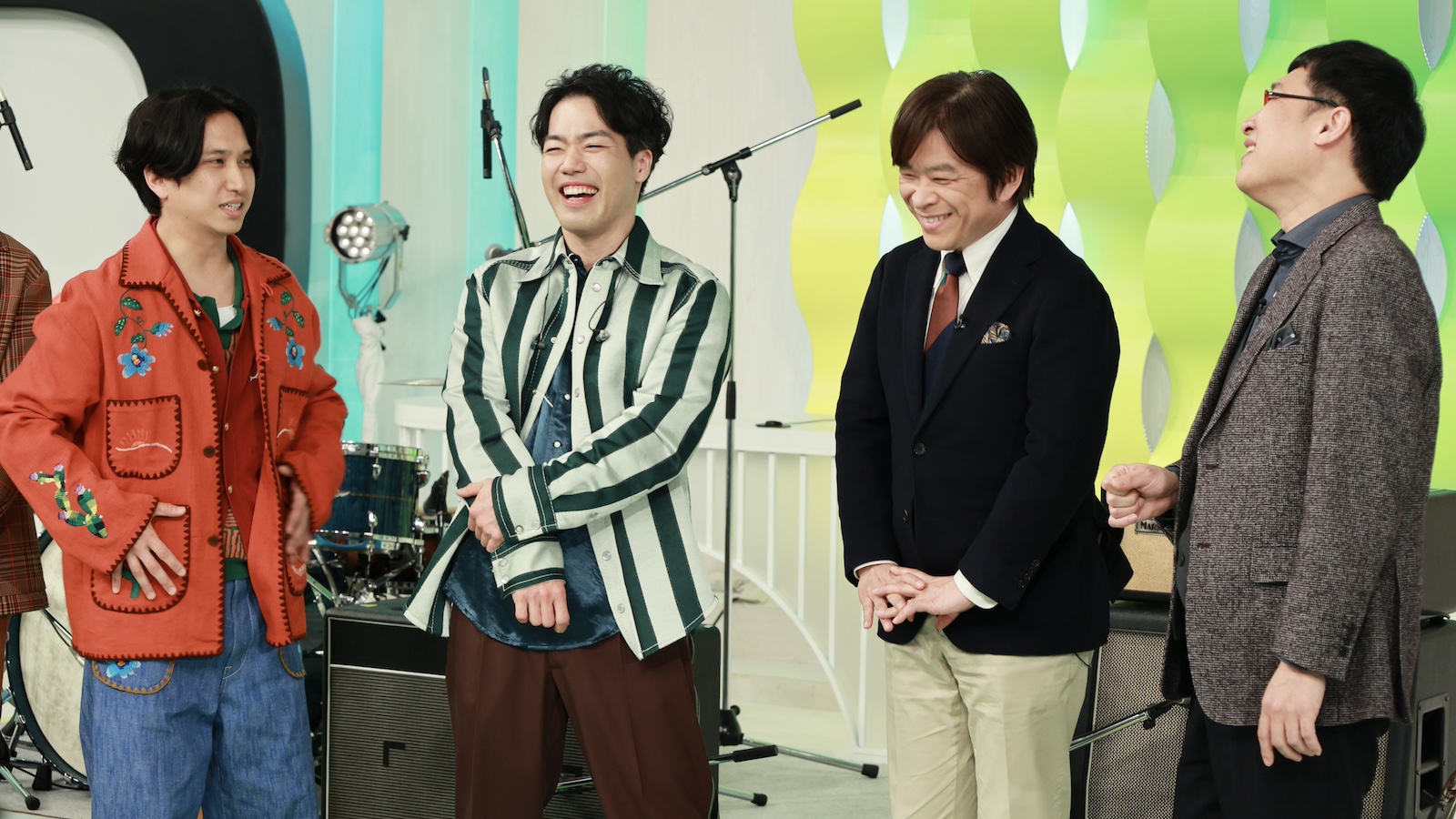 マカロニえんぴつ、山里亮太、武田真一の写真