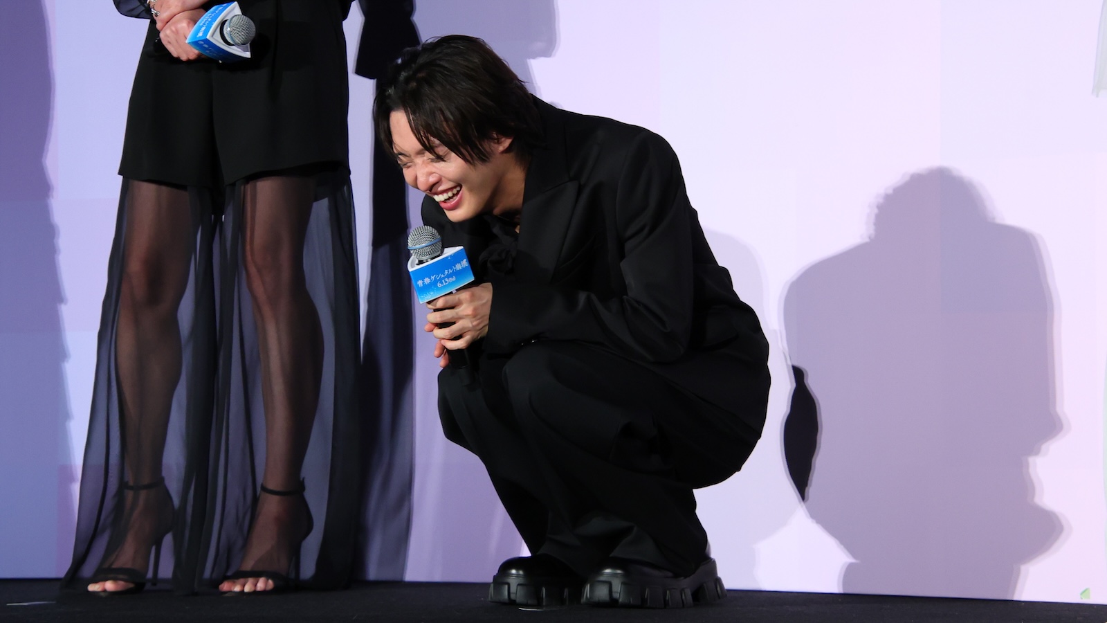 映画『青春ゲシュタルト崩壊』の完成披露試写会に出席した佐藤新（IMP.）